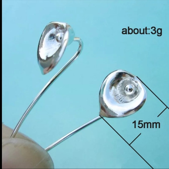 New Women’s 925 Silver Special Flower Earrings - Picture 3 of 4